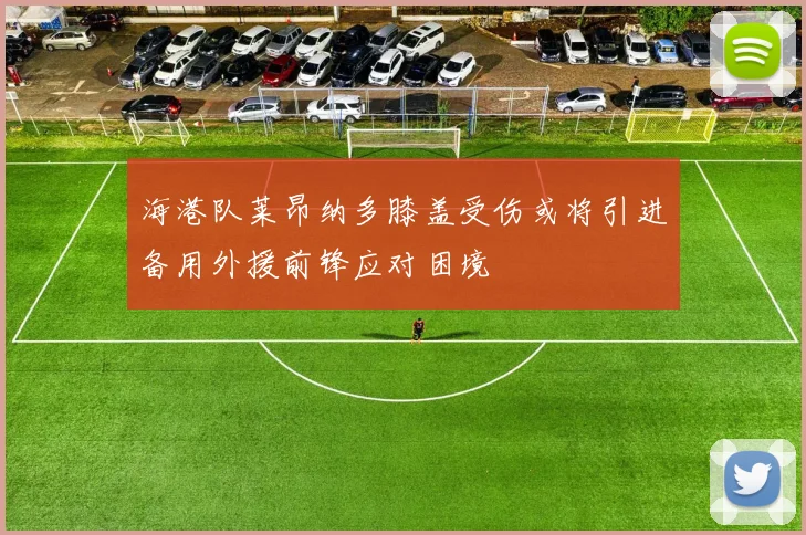 海港队莱昂纳多膝盖受伤或将引进备用外援前锋应对困境
